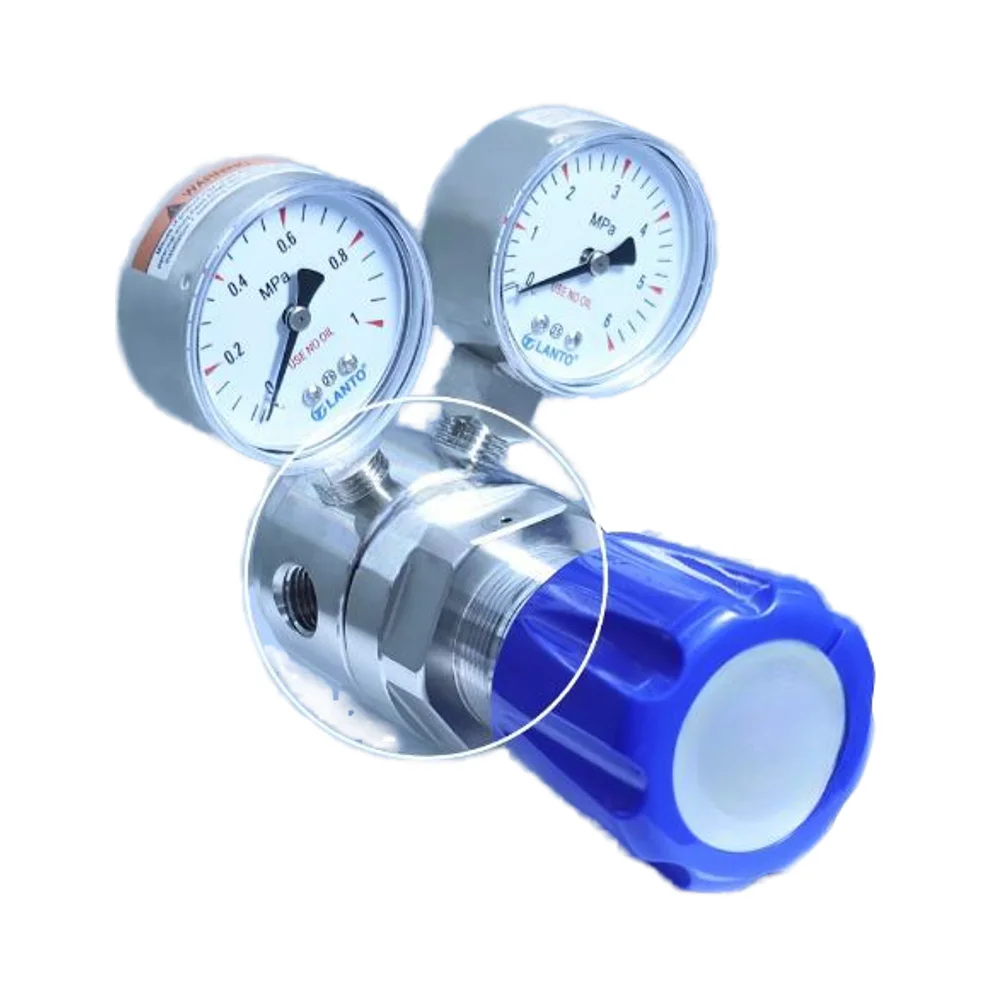 

Нержавеющая сталь 316L пневматический/ручной клапан регулирования давления газа коррозионностойкий редуктор давления для кислорода аммиака