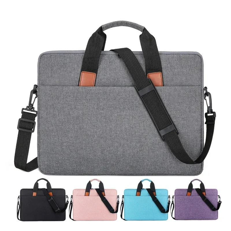 Portable Laptop Bag Cover 13.3 14 15.6 Inch Shoulder Handbag Notebook Pouch Briefcase Notebooks for MacBook HP Dell Lenovo