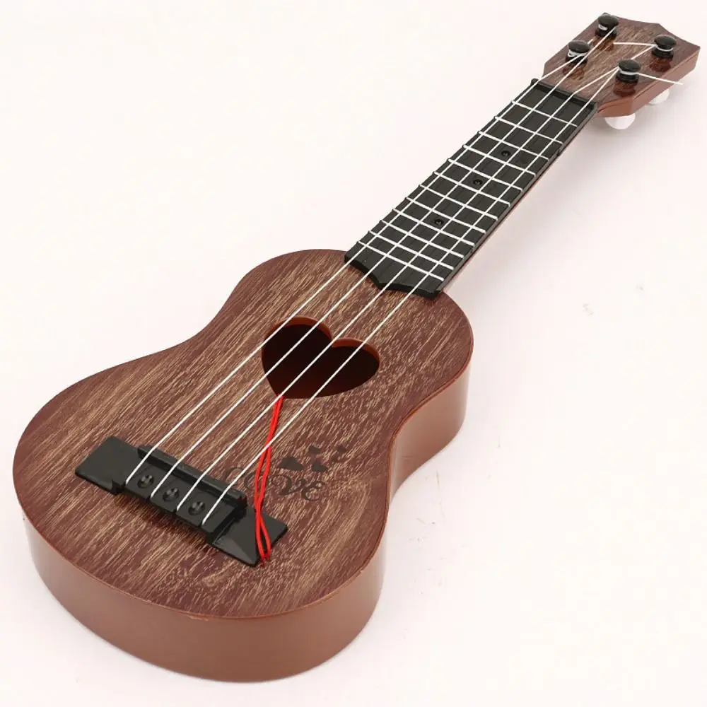 4-strunowy instrument muzyczny Ukulele Zabawka Yukrili Zabawki Regulowane pokrętło sznurkowe Symulacja Ukulele Zabawka Klasyczna zabawa