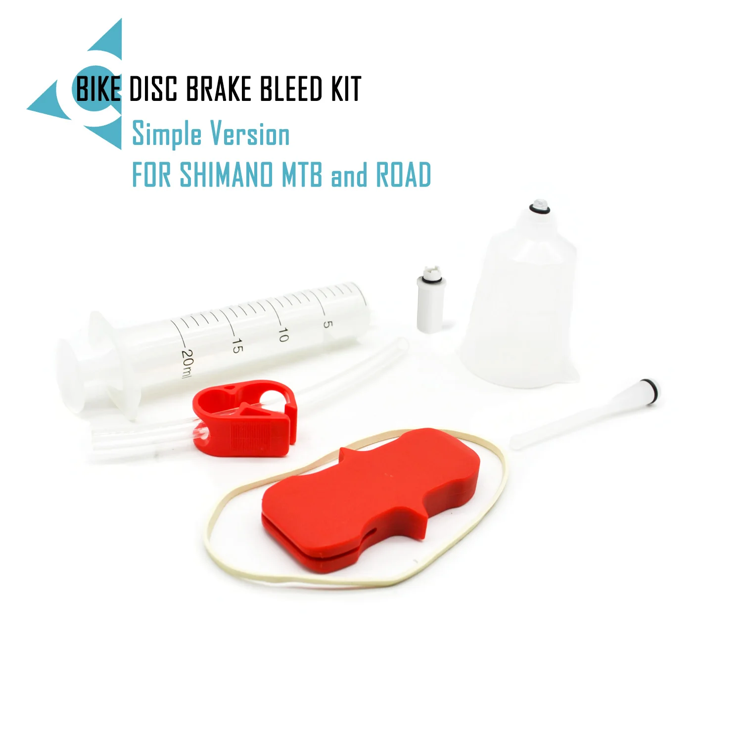 Bicycle Hydraulic Disc Brake Bleed Tool Kit Only for SHIMANO Mountain Bike and Road Bike without the metal adapter