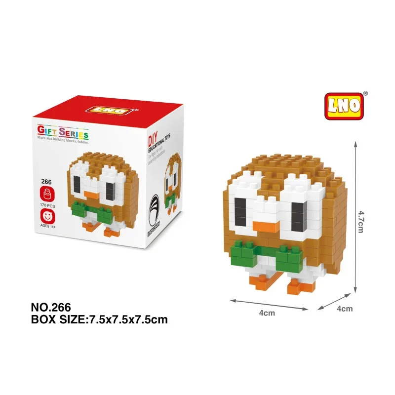 Nieuwe 9 Stijlen Micro Brick Diy Mini Bouwstenen Figuren Speelgoed Voor Kinderen