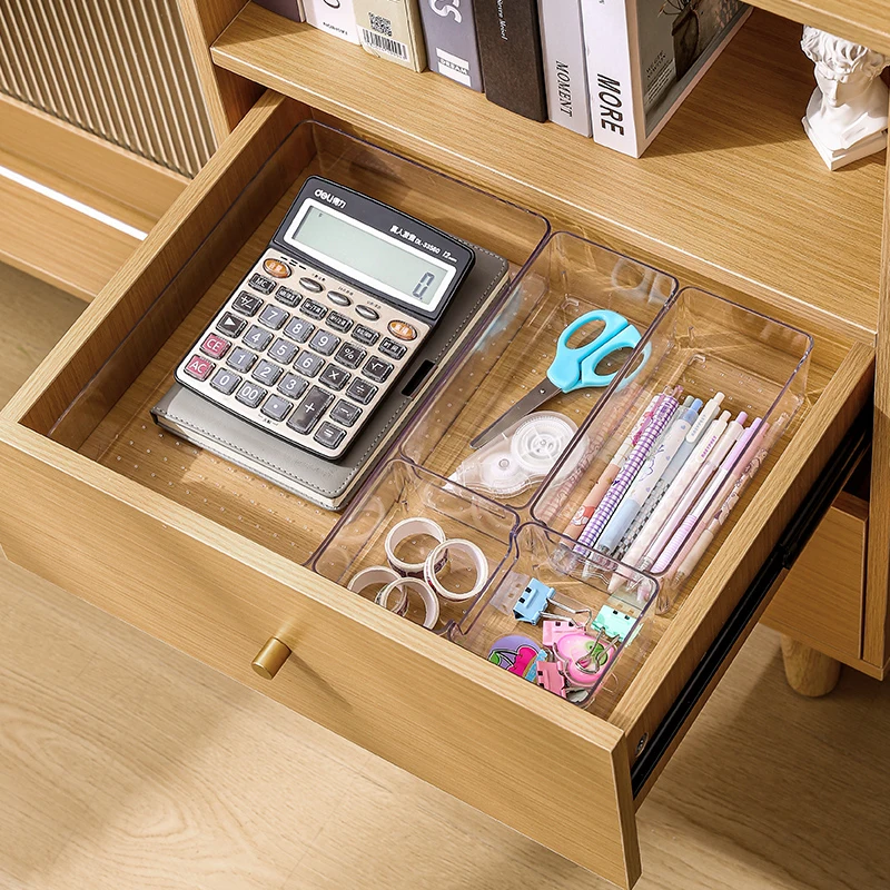 Cosmetic and Stationery Storage Box, Suitable for Makeup,Office Supplies, Home Storage, Desk & Drawer Organizer for Home Storage view 6