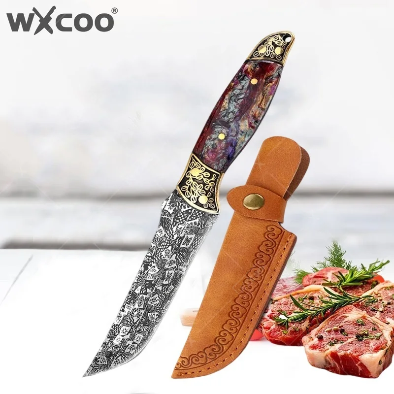 WXCOO Ausbeinmesser aus Edelstahl, Exquisites Küchenmesser, Mehrzweck-Obst- und Gemüseschneider, Metzgermesser