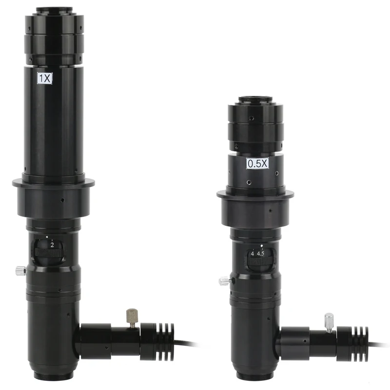 180X 300X Zoom Microscope Camera Optics Light Source Coaxial Optical Lens For Glass  LCD Screen Ore Metal Surface CMOS Sensor