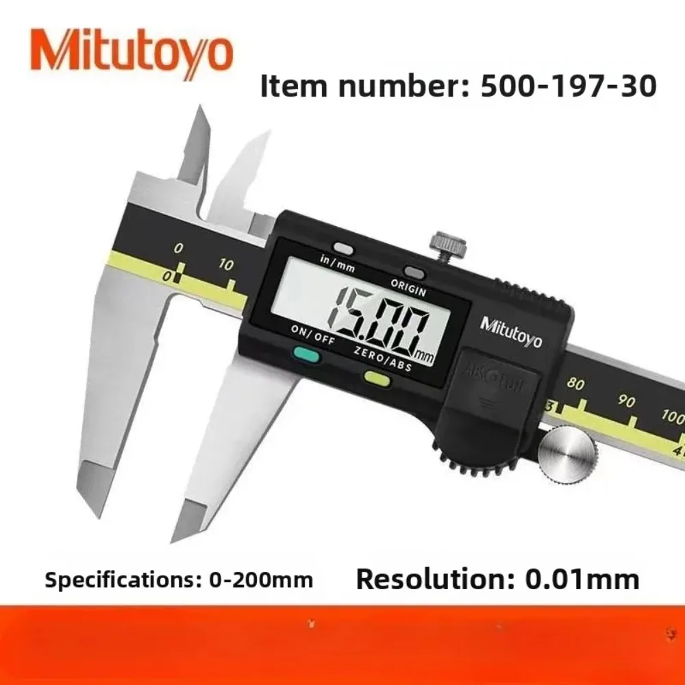 

Электронный цифровой штангенциркуль Mitutoyo 500-197-20 с ЖК-дисплеем, нержавеющая сталь, 150/200/300 мм, 8 дюймов, модель 2026 года