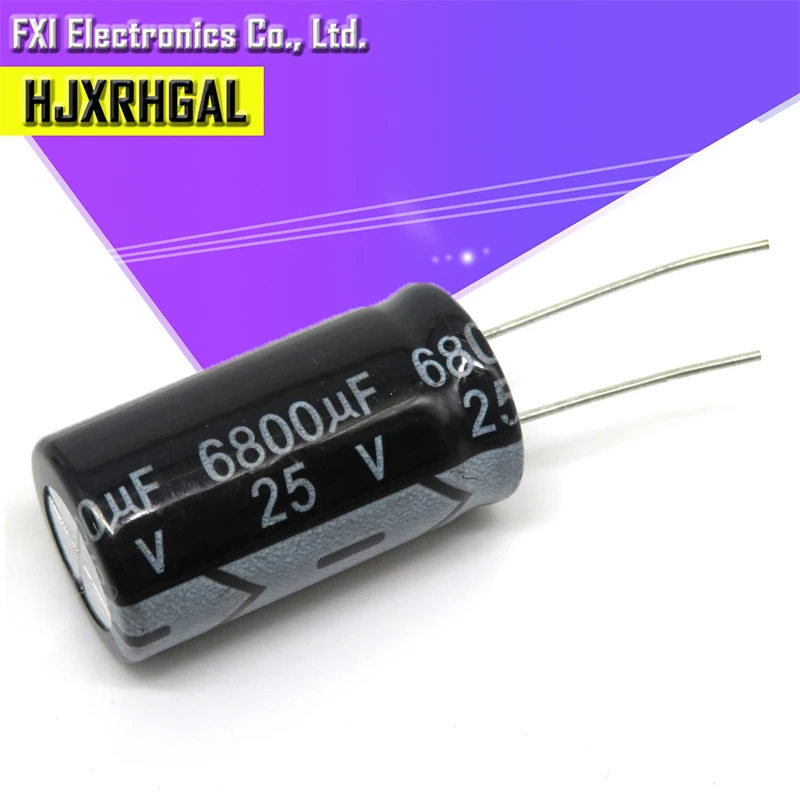 

10PCS 25v6800uf 6800uf25v 16*31 25v 6800uf 16x31 Electro Electrolytic capacitor