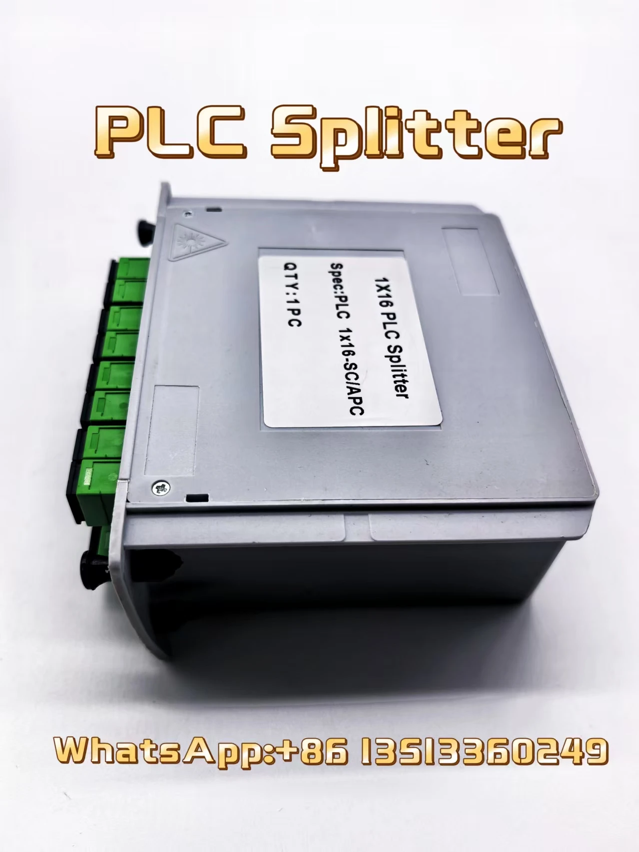 1*16 SC/APC SC/UPC Fiber Splitter PLC Splitter Card-Type Optical Network Splitter for Telecommunications