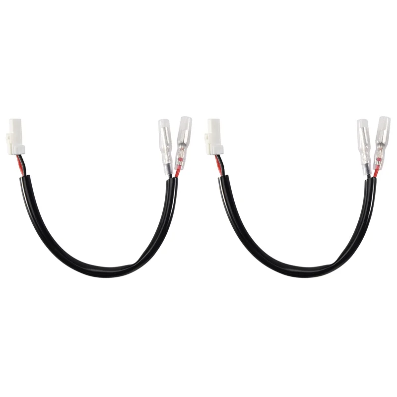 

Prominent 2Pcs Motorcycle Turn Signal Wiring Harness Connector Turn Signal Plug Adapter For