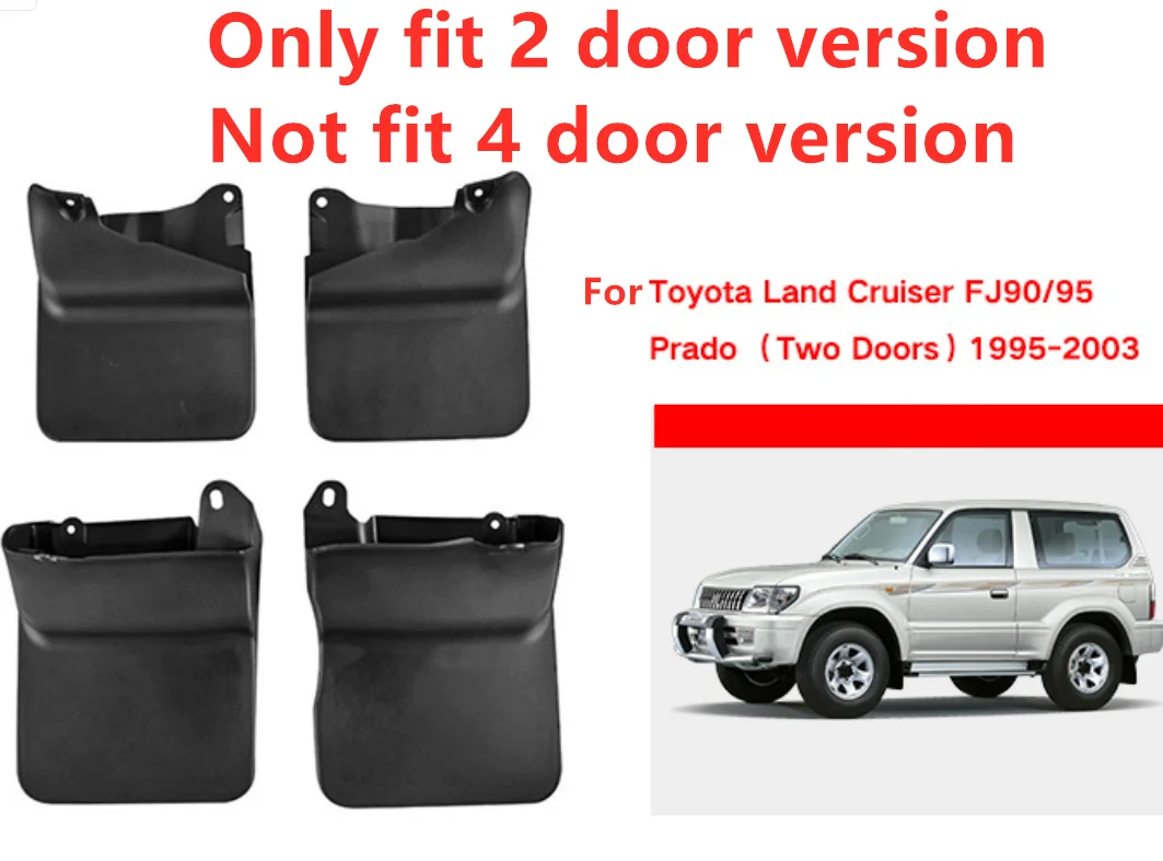 

4 шт. брызговики для Toyota Land Cruiser Prado LC90 95-02 2 двери