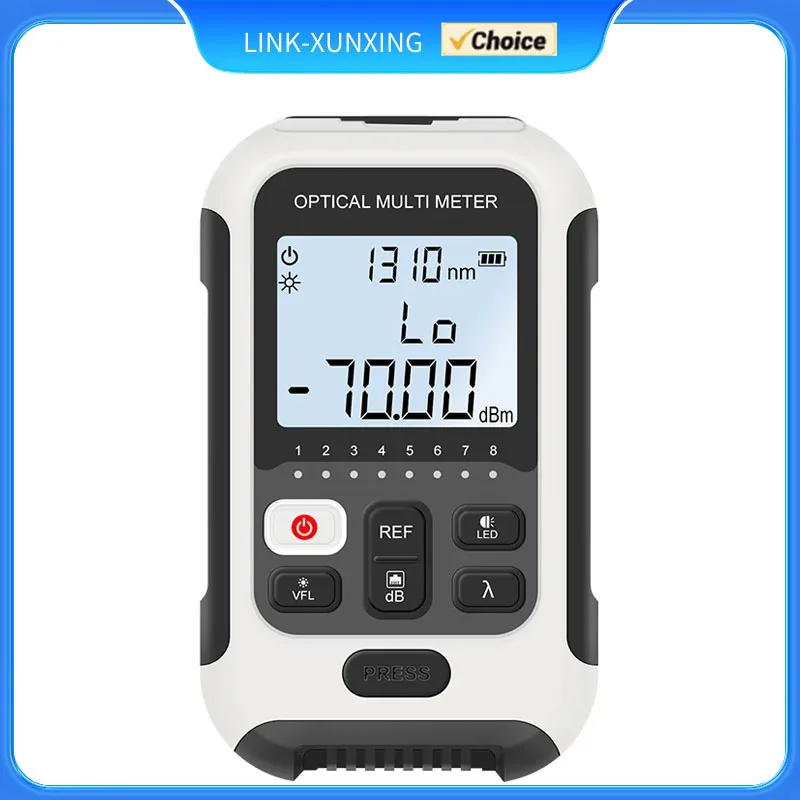 FTTH Optical Power Meter -70~+10dBm/-50~+26dBm Fiber Optic Cable Tester For SC/FC Connector With Led Lighting Free shipping