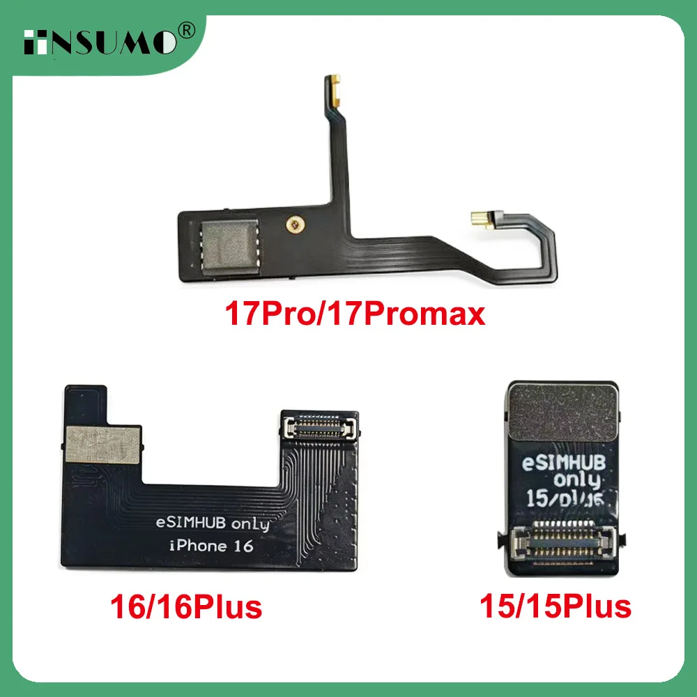 2026 New eSIM Unlocking Solution for iPhone 17 Pro Max 16Plus 15Plus No CNC Drilling No Physical SIM/Card Slot Support IOS27