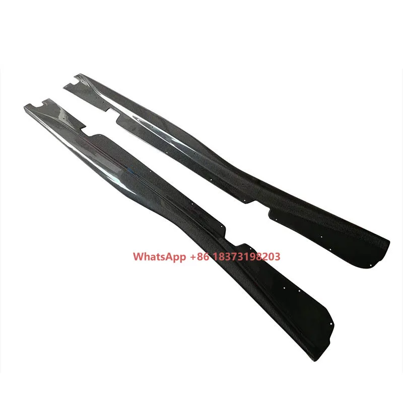 

Carbon Fiber Side Skirts Extension Kit Fit for Chevrolet Corvette C7 2014-2019