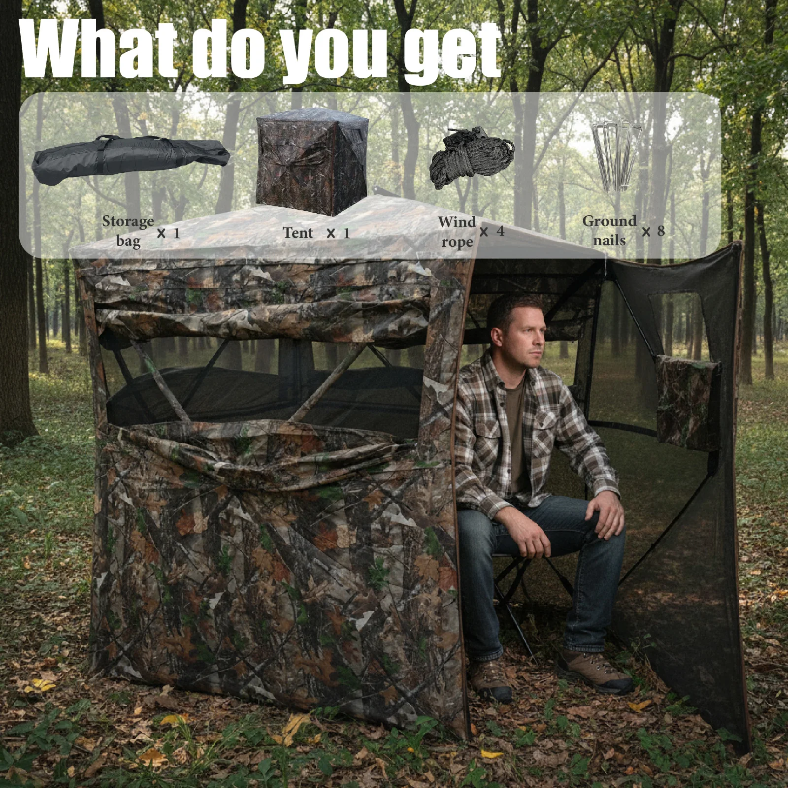 Tarnfarbener Pop-Up Jagdstand – Outdoor Hunting Blinds Bewertung und Preis