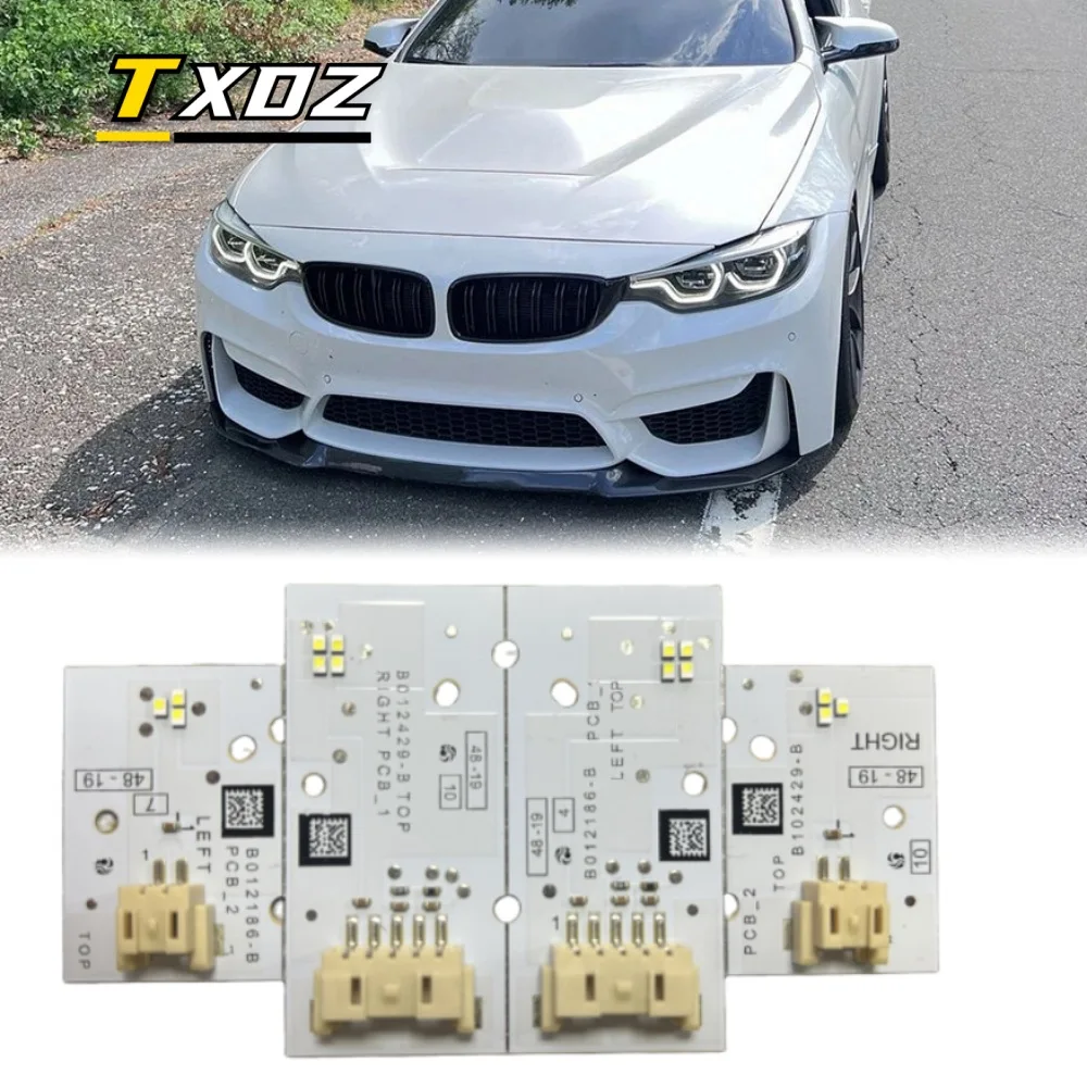 

Светодиодные платы White Angel Eyes DRL для BMW 420i 430i 440i M3 M4 F80 F82 F83 F36 LCI 2018-2020 гг. Адаптивная фара