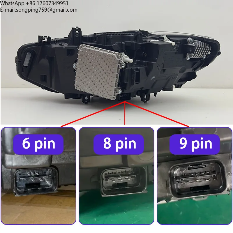 LED Headlight Assembly for BMW 4 Series F32 425i 428i 430i 2013-2020 Plug and Play DRL Projector Lens 6000K - view 6