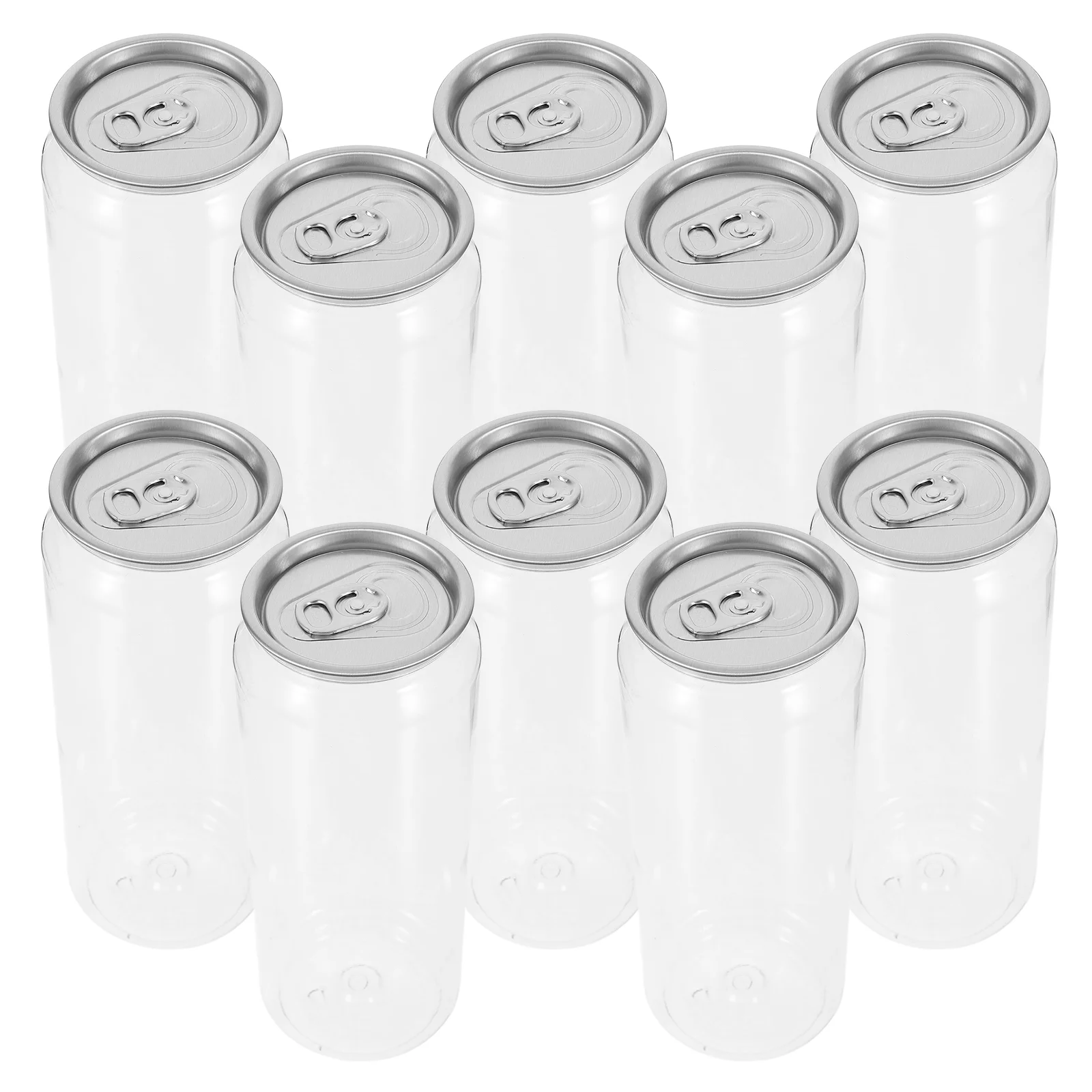

10 Pcs Cans Containers Water Pitcher of Pop Juicing Bottles Canning Jars Small Juice
