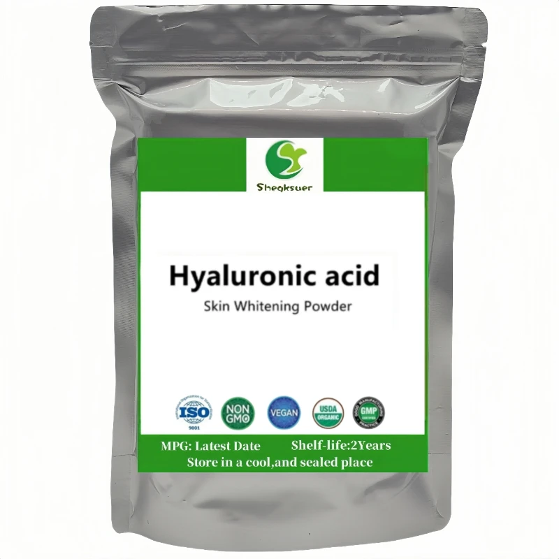 50 جرام - 1000 جرام مسحوق حمض الهيالورونيك مستحضرات التجميل درجة HA لتبييض البشرة #6