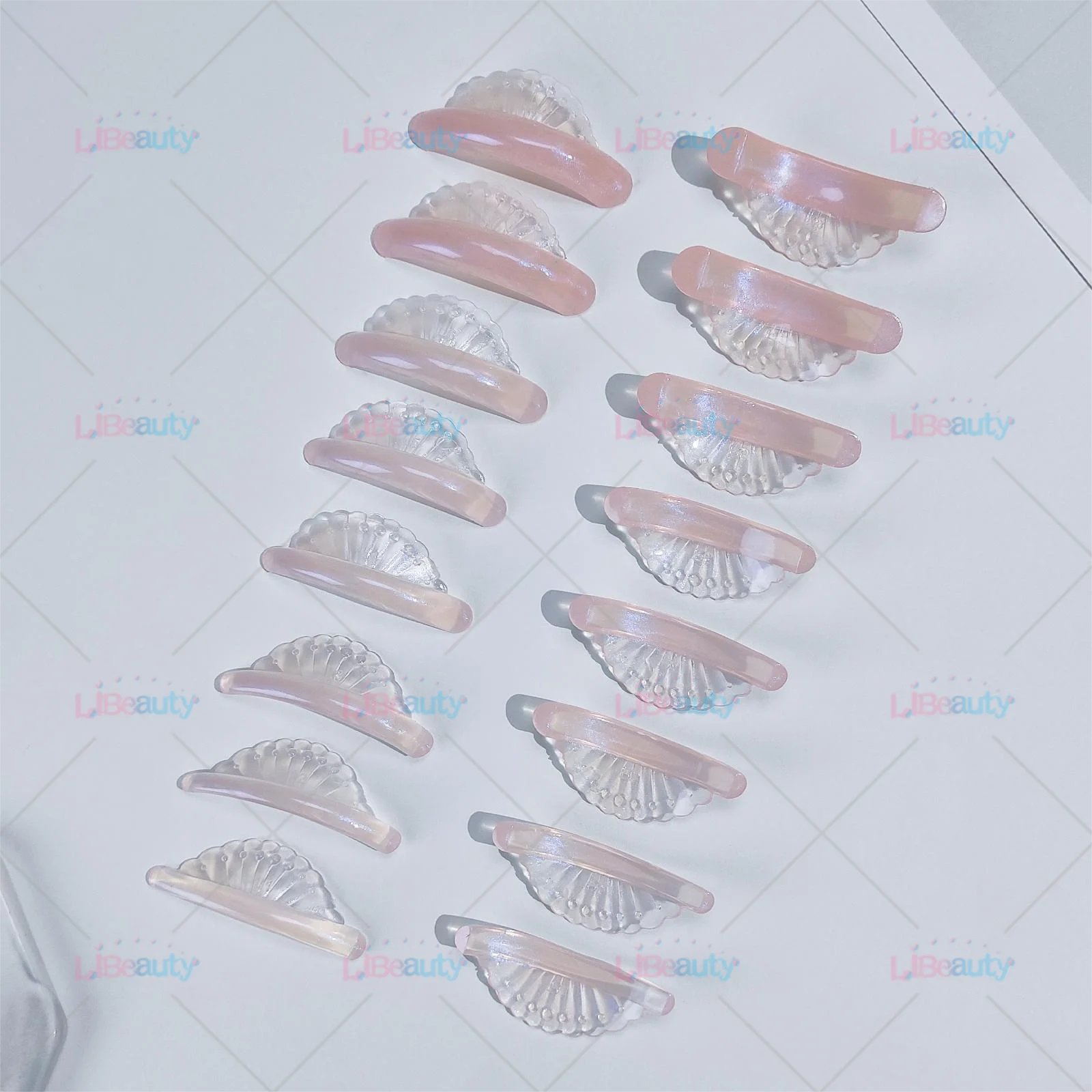 Libeauty 8 Paar kleberfreie Silikon-Wimperndauerwellen-Pads, klebriges Wimpernlift-Schild, Heben, 3D-Wimpernzange, Zubehör, Make-up-Werkzeug – Detail 13