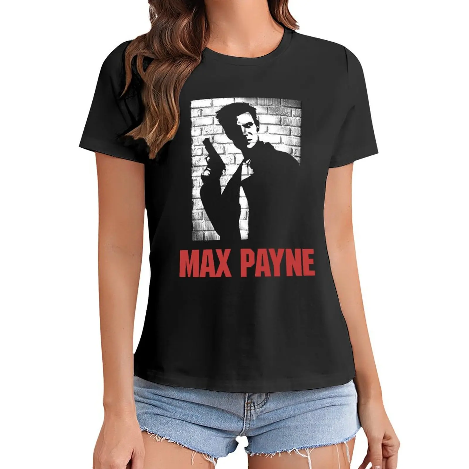 

Max Payne T-Shirt female tops workout shirts for Women