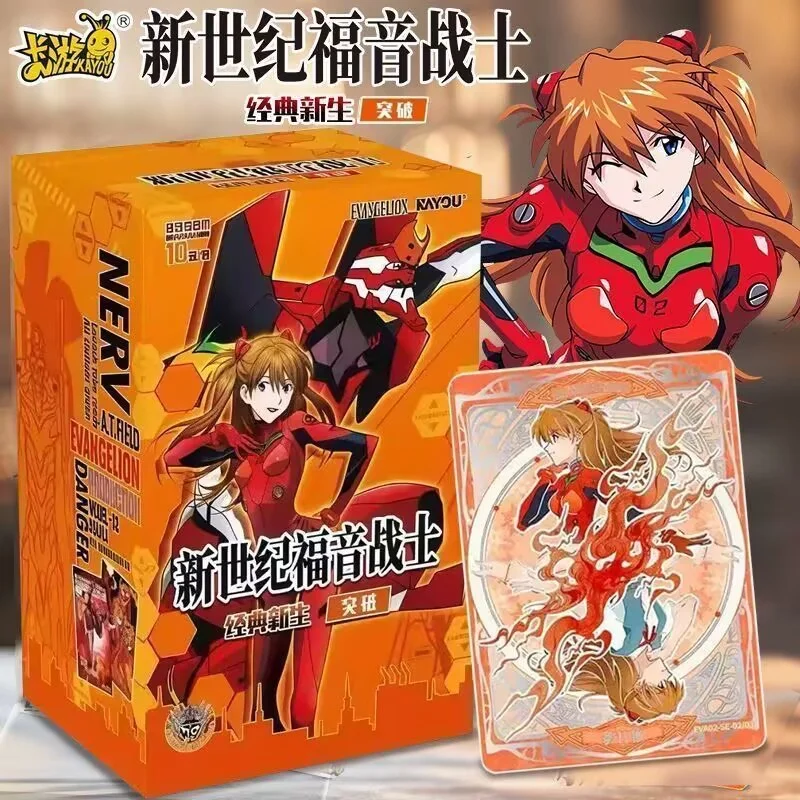 

Неоновый генезис Евангелион, китайская версия, KAYOU, официальные оригинальные коллекционные фигурки EVA серии 2, аниме-карточки, подарок для фанатов