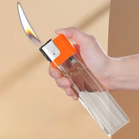 크리 에이 티브 대형 라이터 대용량 성격 길어진 휴대용 남성 담배 액세서리 담배 라이터 도매