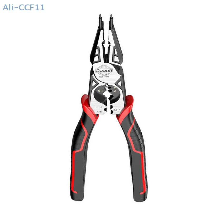 Heavy-duty Needle-nose Pliers, Durable Stripping And Screw Holding Function, With Precision Wire Cutters And Soft Grip, Professi