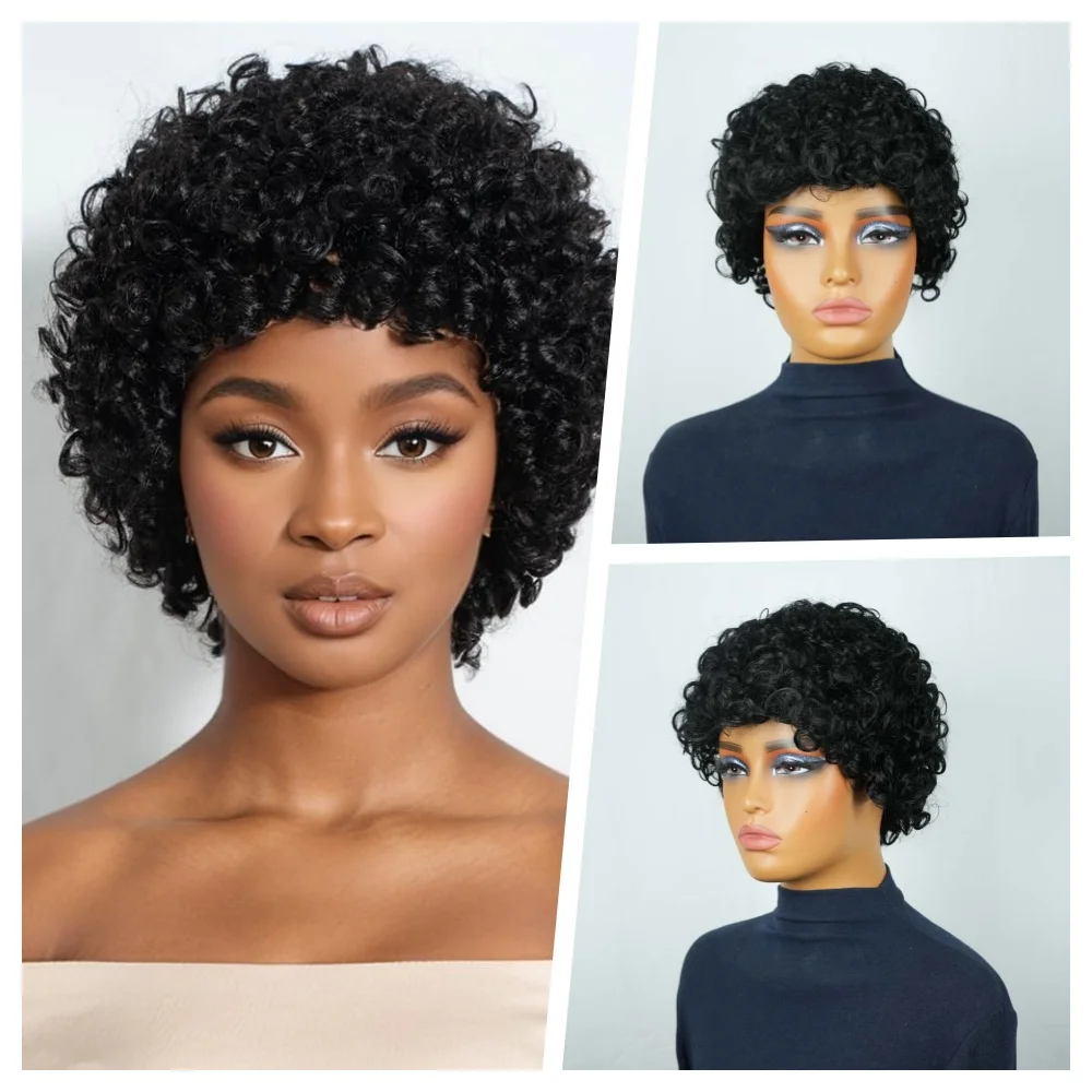 Short Human Hair Pi… - image