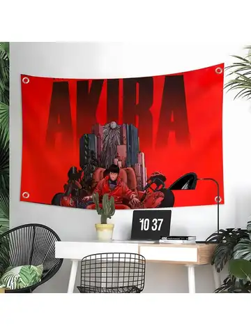 Cool anime A-akira Cyberpunk Flags  Camping Outdoor Garden room Decor  Wall Art Family Gifts