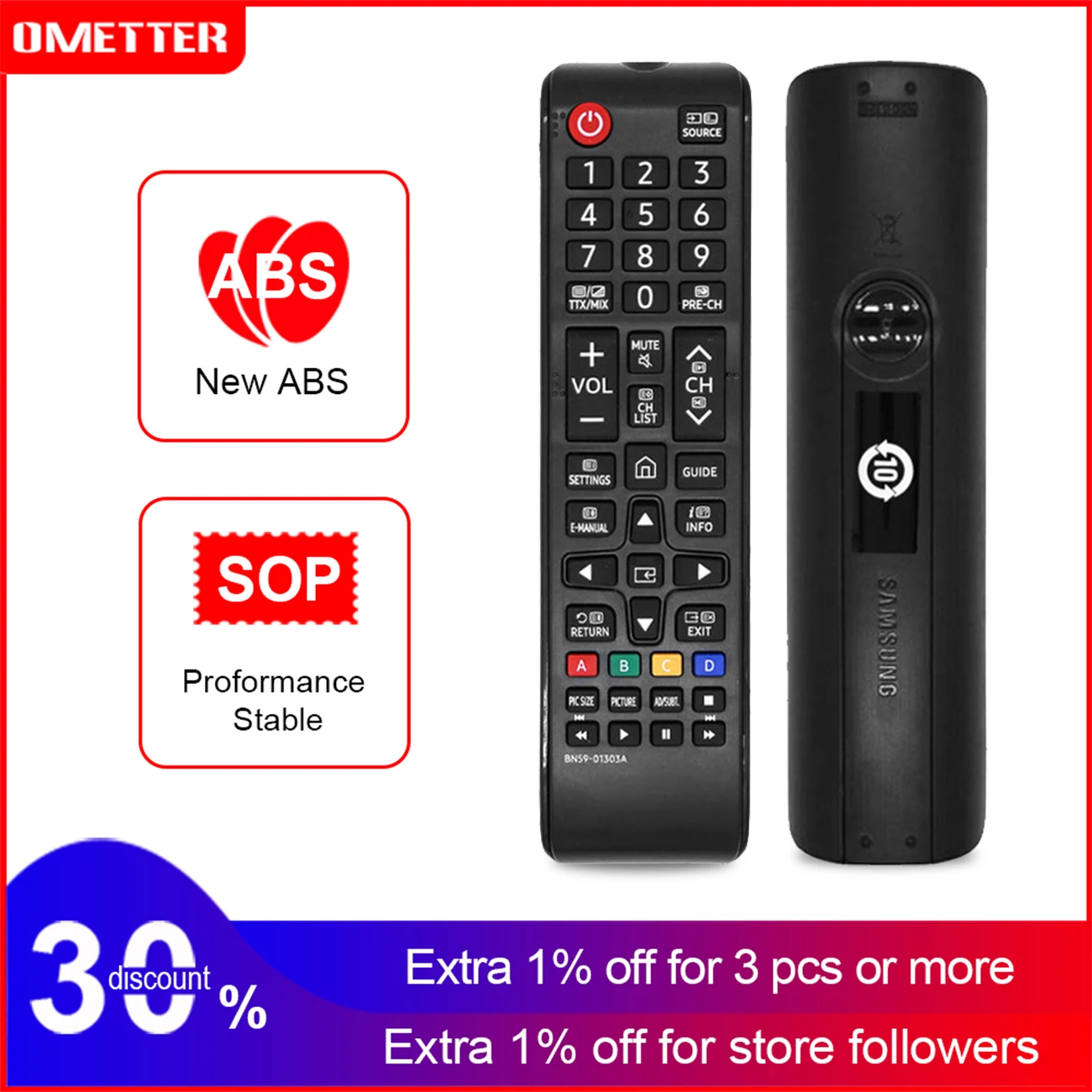 

New BN59-01303A Samsung Smart TV Remote Control UE43NU7170 UE40NU7199 UE50NU7095 UA43NU7100 UA58NU7103