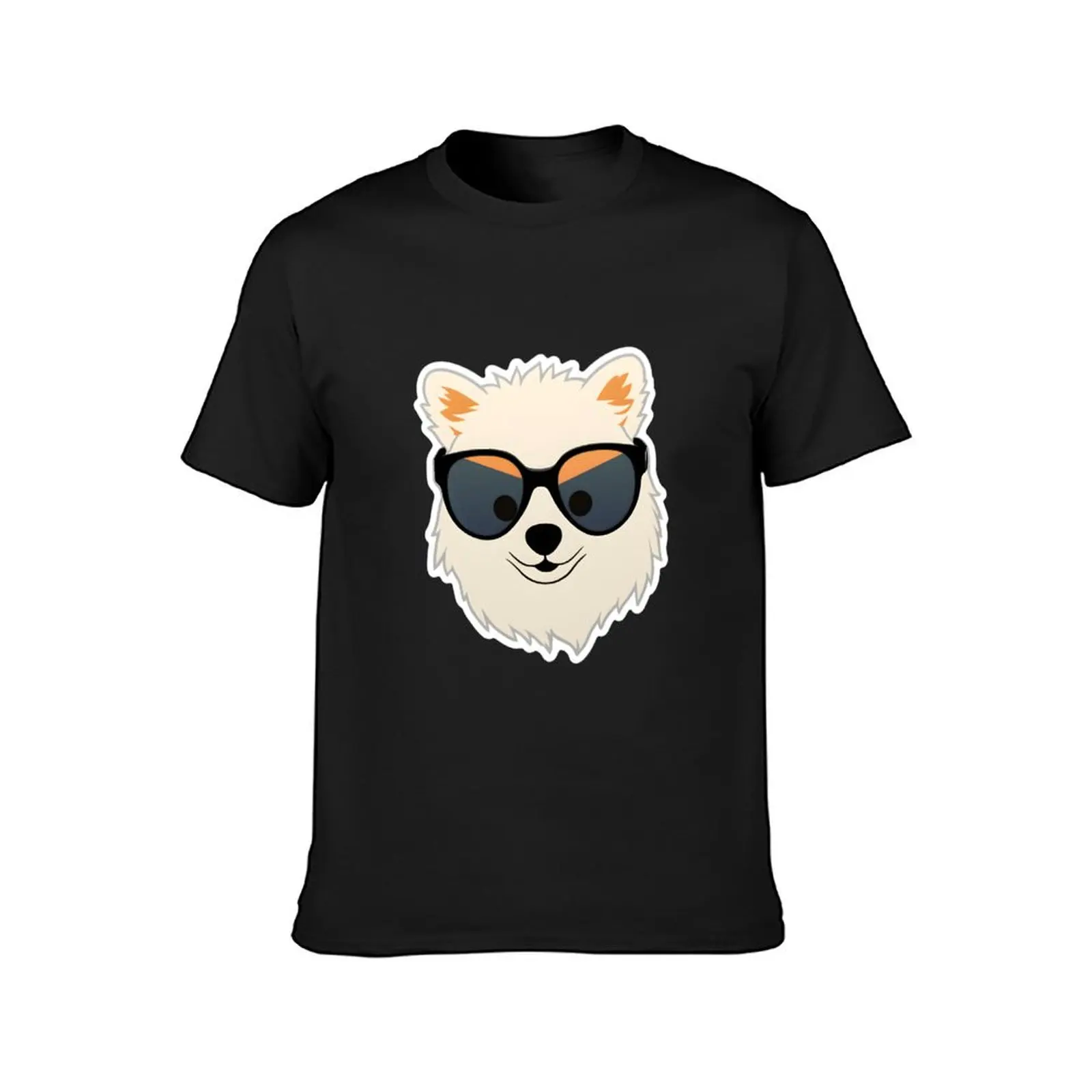 Eskimo Dog in Cool Sunglasses T-Shirt plus sizes Aesthetic clothing blanks t shirts for men cotton