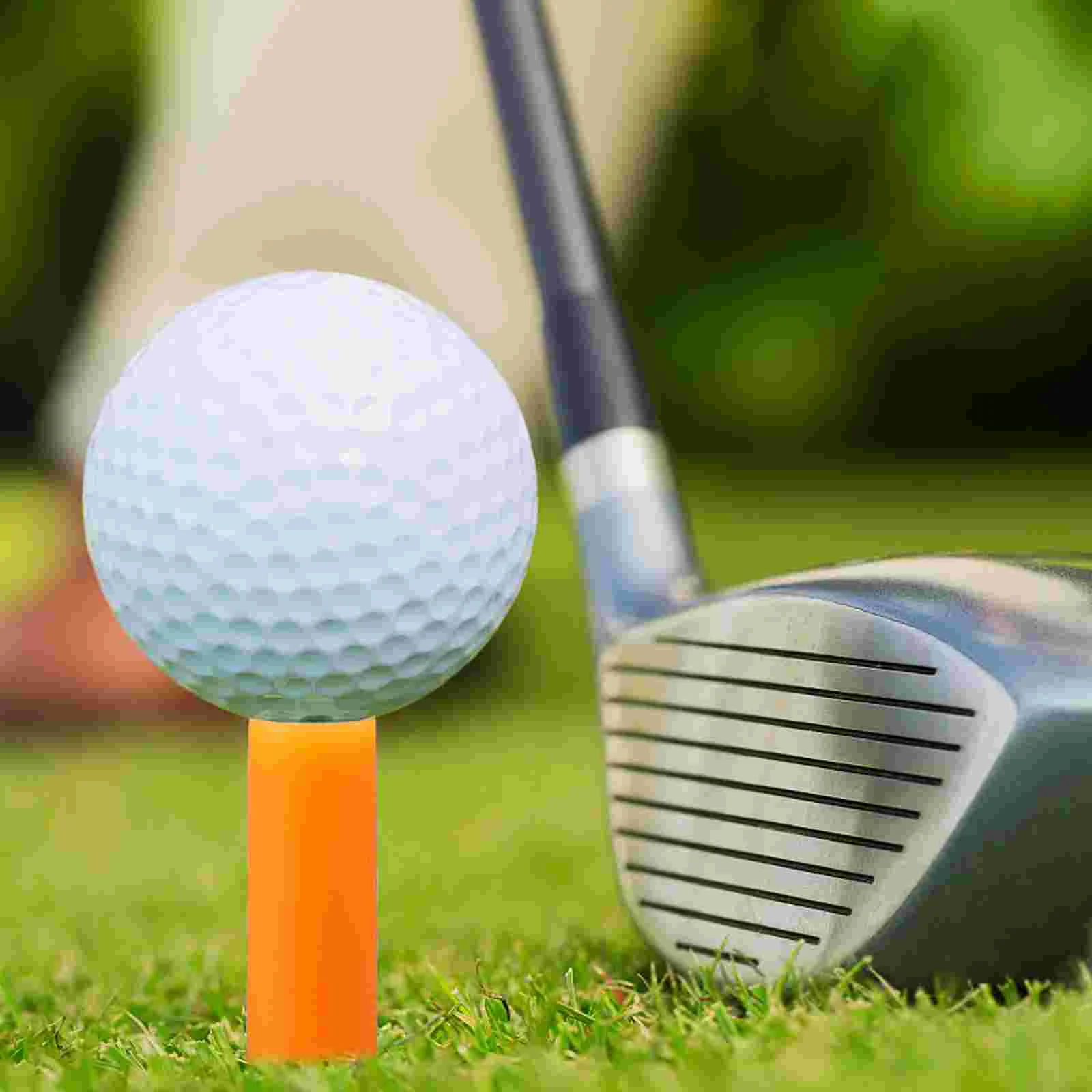 

6 Pcs Indoor Golf Set Man Office Indoor+outdoor+mat Golfing Rubber Ball Holder Golfs Supplies Tees