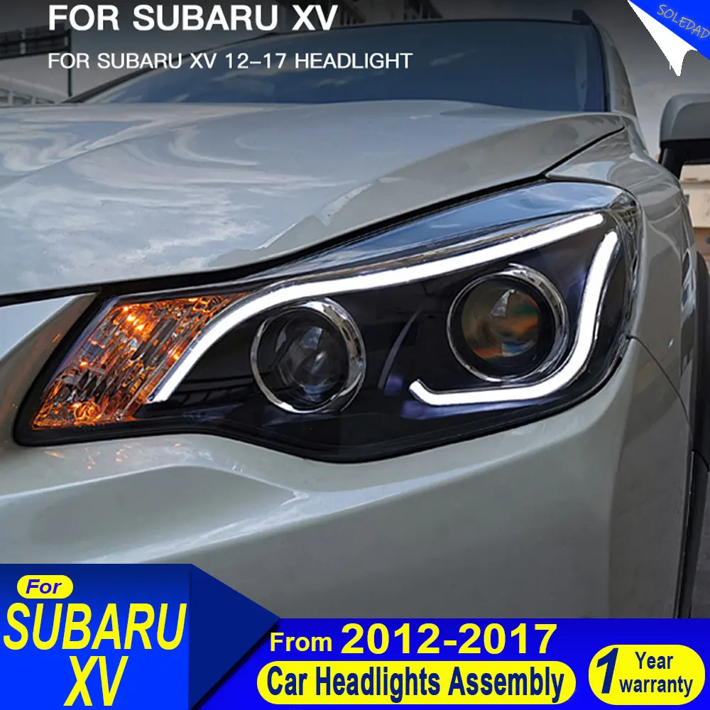 

Car Front Lamps for Subaru XV 2012 2013 2014 2015 2016 2017 Upgrade Led Auto Headlights Assembly Projector Lens Acessories