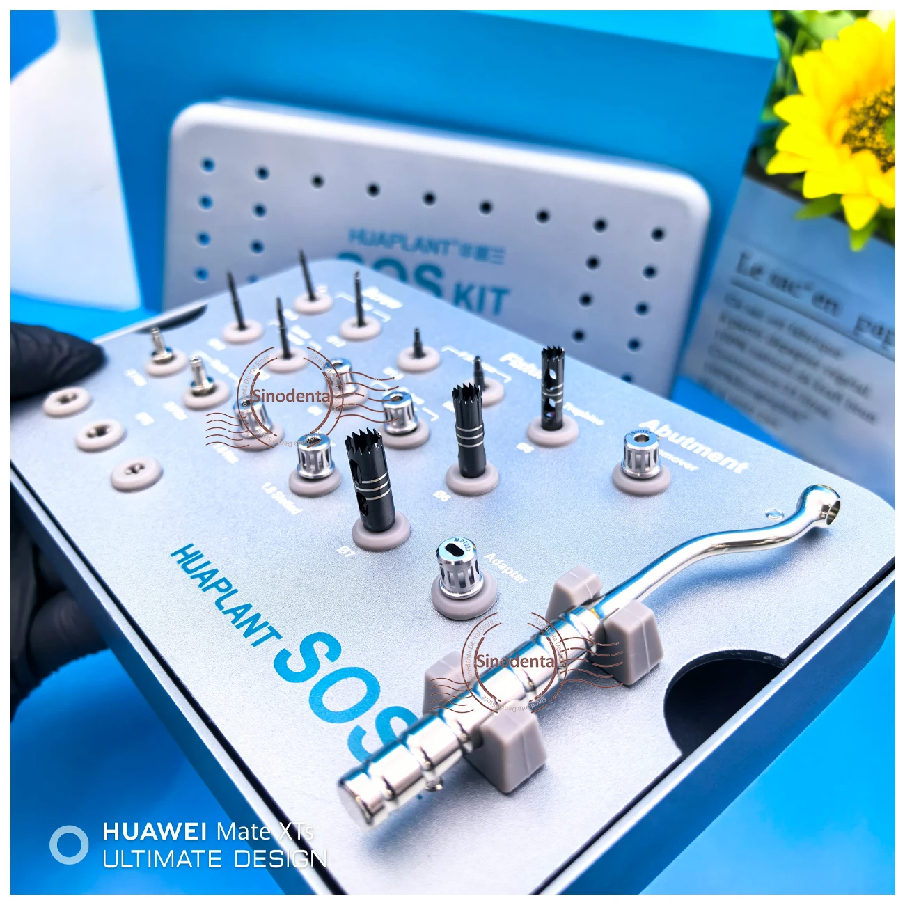 Dental Implant Surgical Screw Remover Manual Metal Abutment Remover Implant Broken Screw Removal Tools Set for Failed Implants