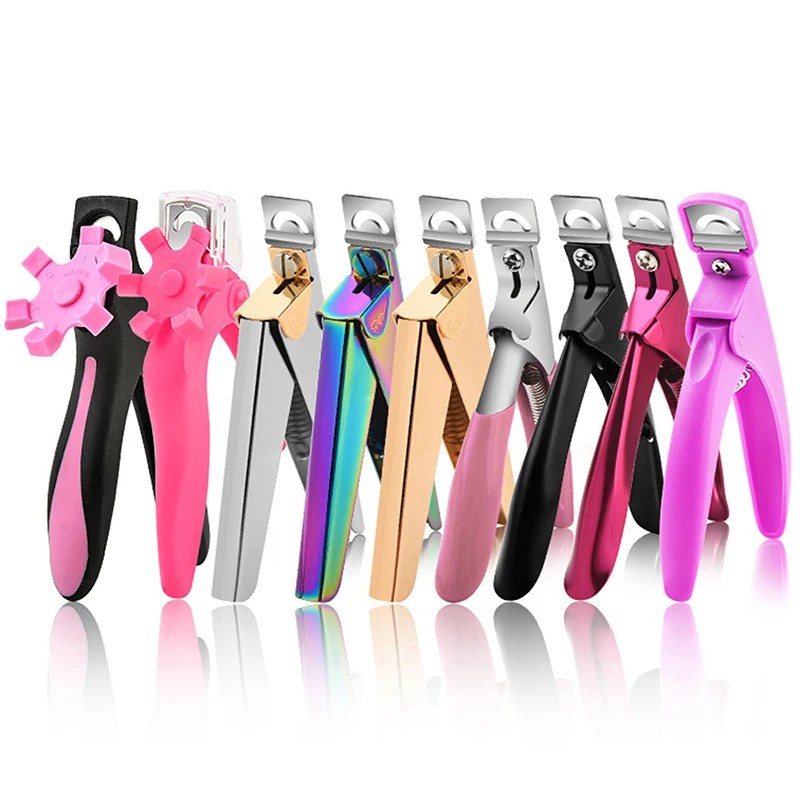 1Pcs Fake Nail Tips Cutter Professional Nails Clippers Straight Edge Acrylic Nail Clipper Manicure False Guillotine Cut