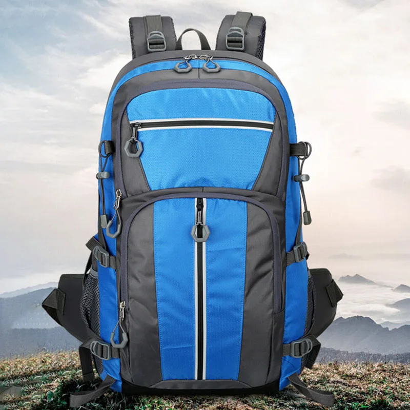 

Hike Camping MTB 50L Waterproof Cycling Bicycle Bag Rain Cover Breathable Lightweight Rucksack Mountain Bike Hydration Backpack