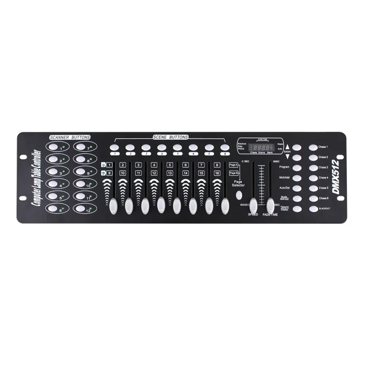 DMX512DMX192 console LED par fascio luminoso con testa mobile dimmer controller