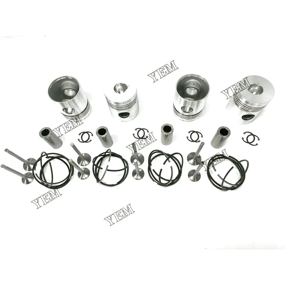 4 PCS 495AD-13 Piston With Rings Set Valve Kit For Weichai engine parts