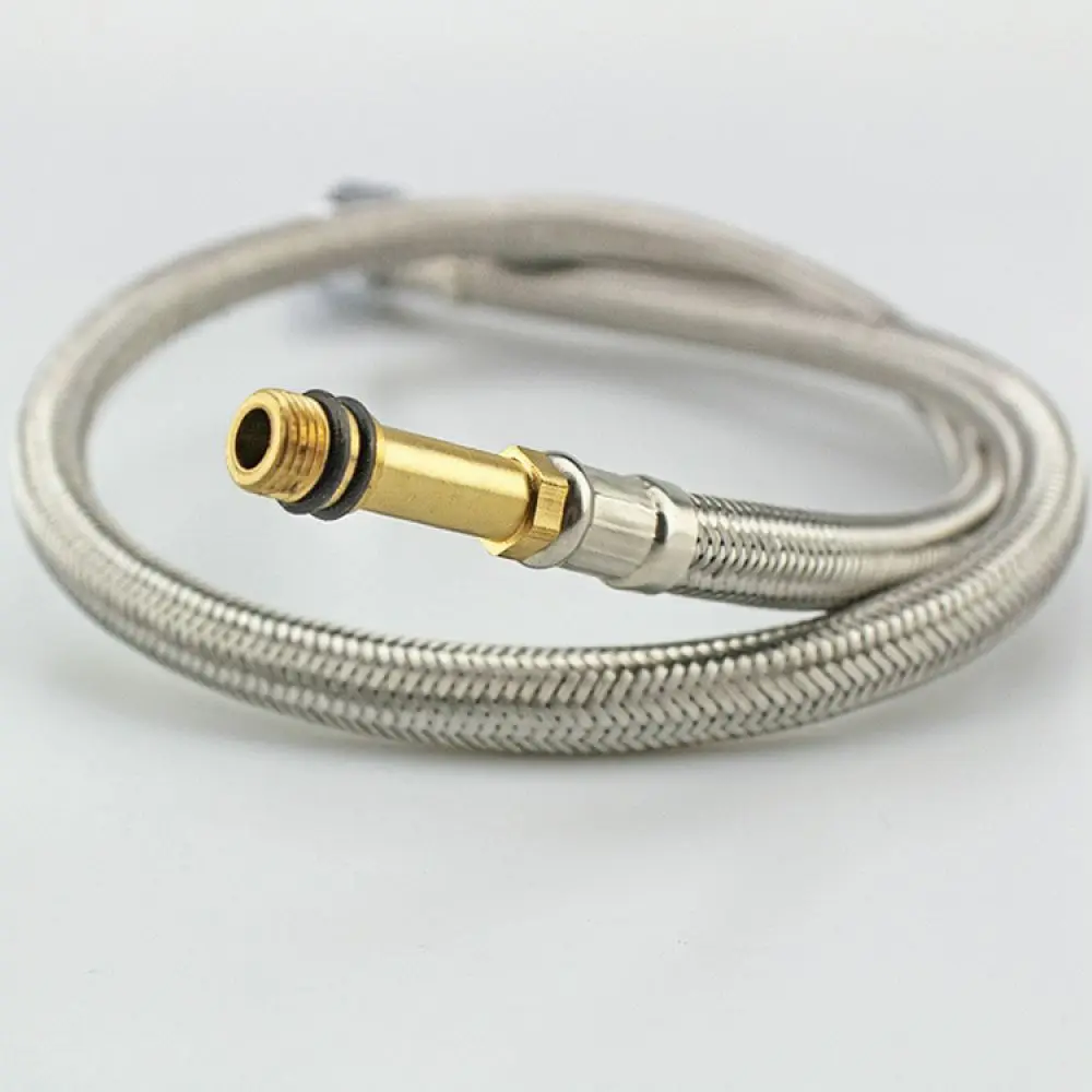 Explosion Proof Stainless Steel Braided Water Hose Connector DN15 Cold Hot Faucet Supply Line Basin Sink Plumbing
