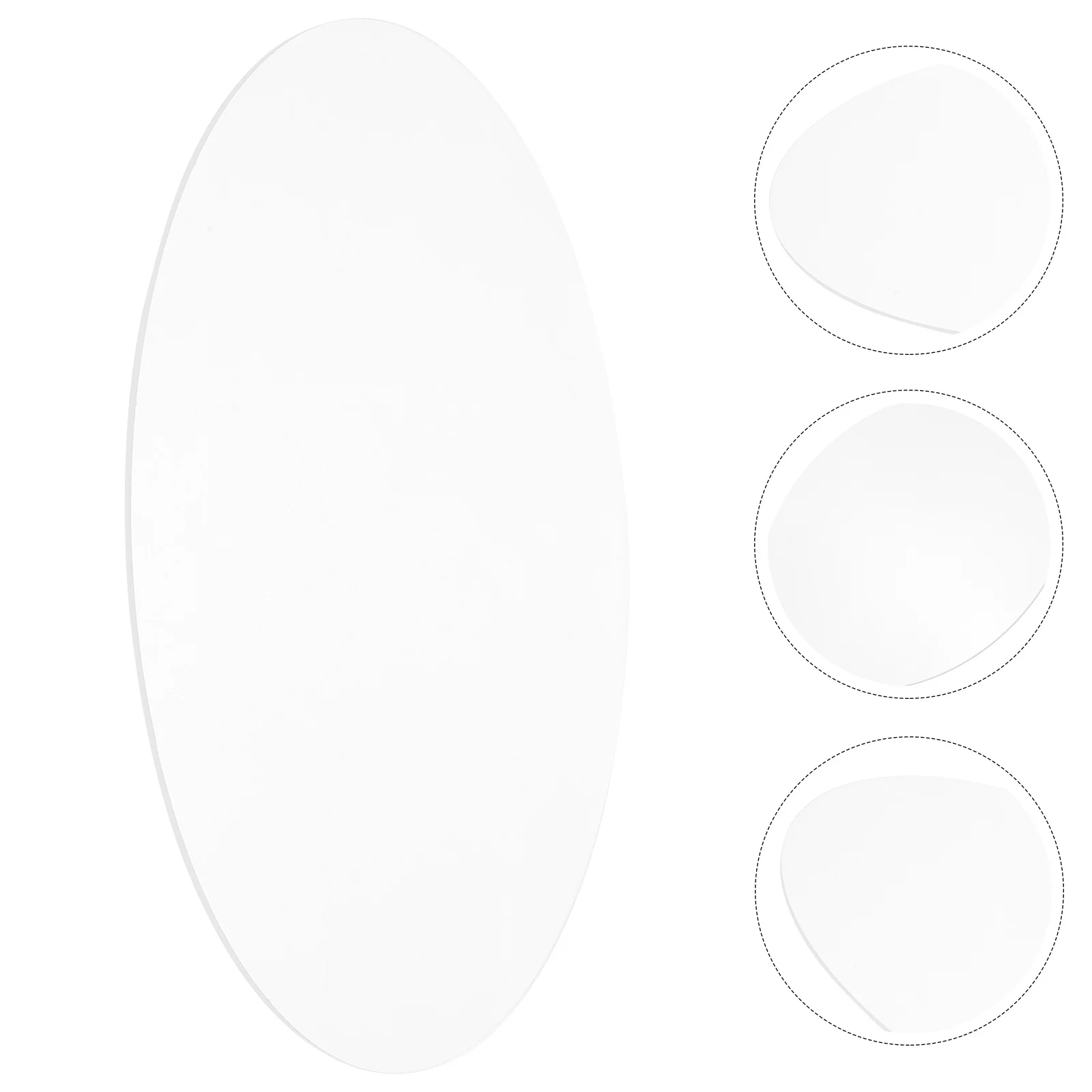 

Acrylic Cake Board Round Reusable Decorative Display Base for Heavy Cakes Bakery Coffee Shop Party Home Cake Boards