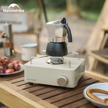 네이처하이크 캠핑 가스 스토브, 높은 화력 휴대용 카세트 스토브, 주방 피크닉 전기 화구 캠프 텐트 스토브, 2000W