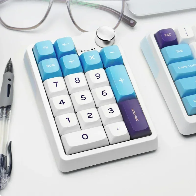 

New K20 Mini Button Custom Knob Keyboard Rgb Gaming Mechanical Hotswap Macropa Macro Numeric Keypad Wireless Keypad Programming