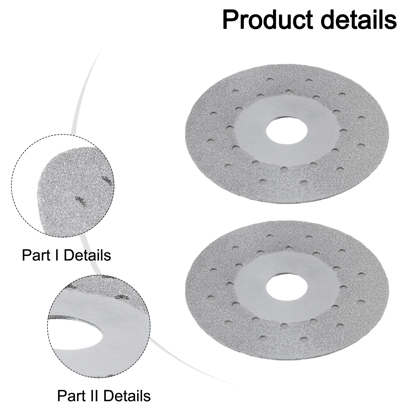 

25mm Sand Width For Cutting Or Grinding Blade 2PCS 100mm Rock Slab Cutting Disc Emery Saw Blade Grinding Disc Polishing Made Of