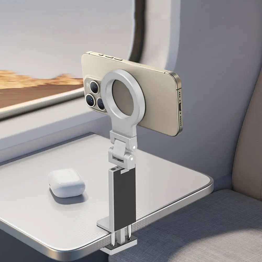 

Магнитный держатель для телефона в самолете, крепление для Magsafe Travel, незаменимый аксессуар, складная подставка для телефона с громкой связью, аксессуары для телефонов