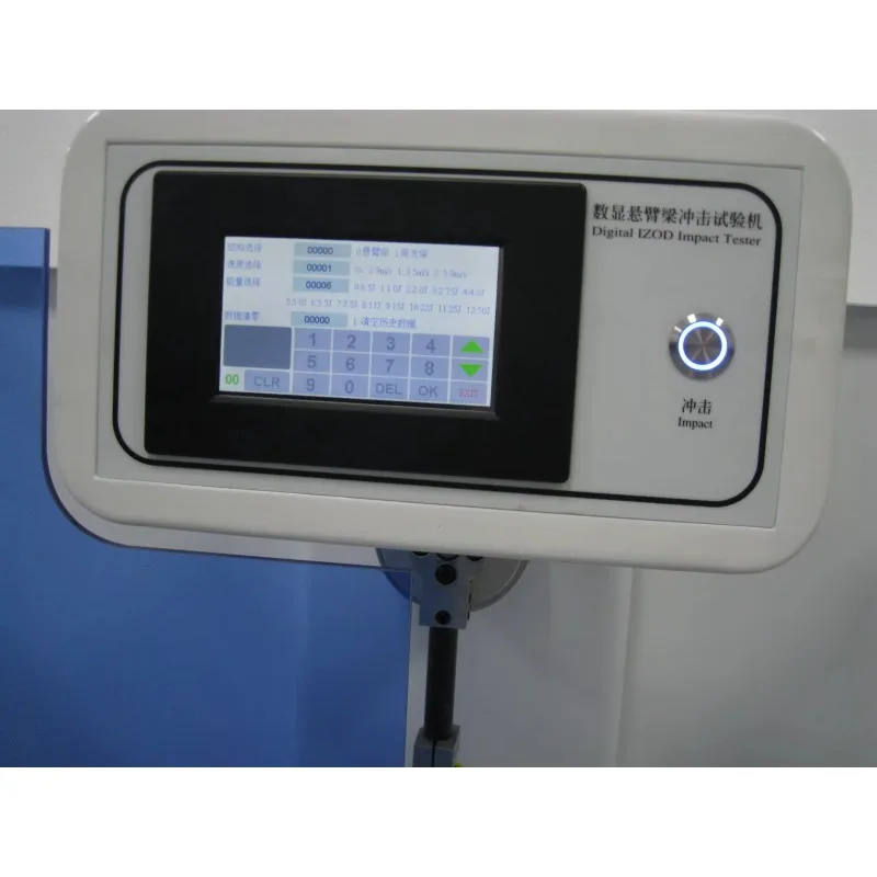 Labor Hochwertige SPS ISO 9854 Kunststoffindustrie Stärke Charpy Pendel Impact Tester für HDPE PPR U-PVC Rohre