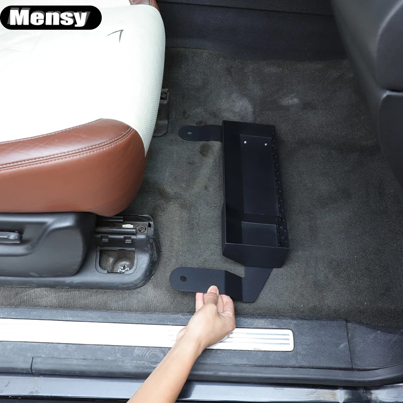 Front Under Seat Storage Organizer For Cadillac Escalade 2007-2014 Storage Box Car Tray Accessories