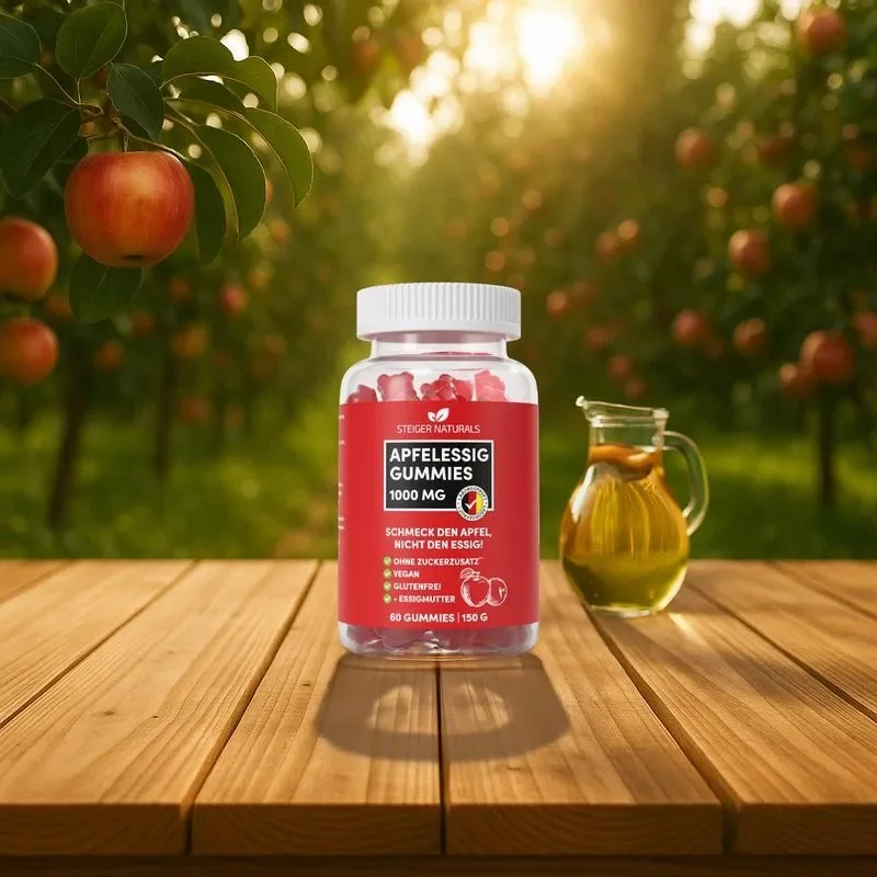 

Apple Cider Vinegar Gummies - Supports Digestion, Detoxification and Cleansing, Replenishing Cellular Energy