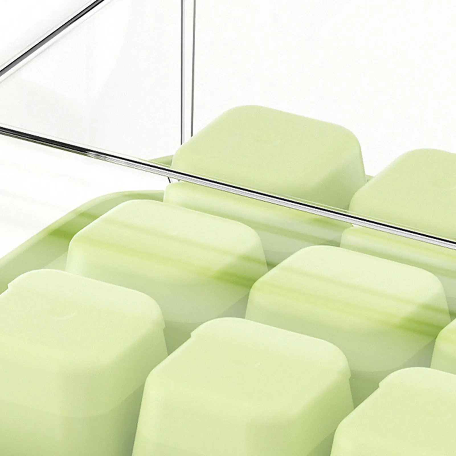 蓋と容器付き二層製氷皿-キッチンアクセサリー-バー-ピクニック-製氷器-ガジェット