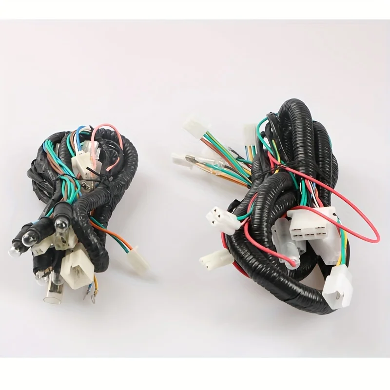 Conjunto de arnés de cableado de cables de motocicleta de alta calidad para GY6 125cc 150cc ATV accesorios de montaje de arnés de cableado de cables de motocicleta