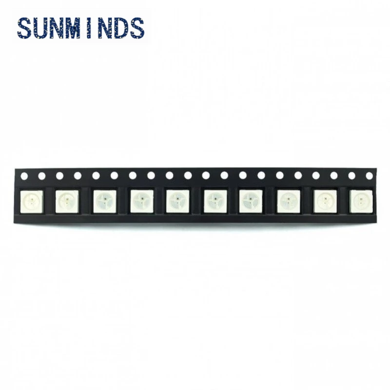 RGB WS2812B full-color drive LED lamp beads with 4 feet and 10 feet