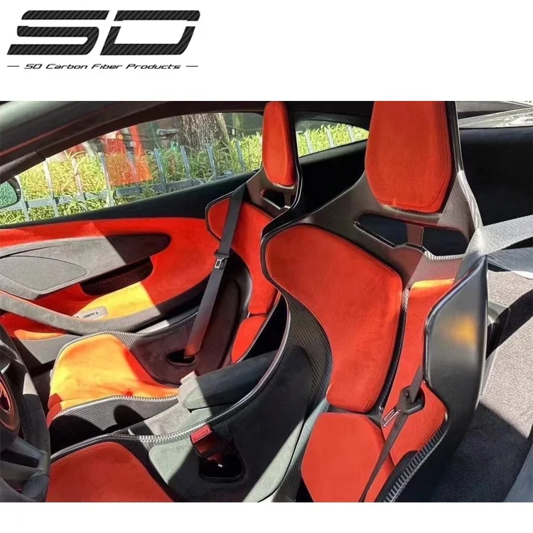 ที่นั่งภายในคาร์บอนสำหรับ P1 McLaren 675LT 650S MP4-12c 600LT 720S 570S 570GT Senna